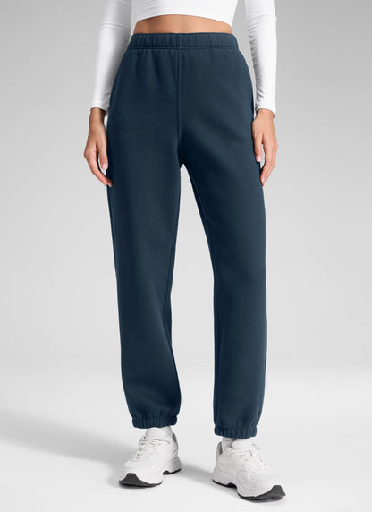 Fleece Lined High Rise Jogger Sweatpant 28''