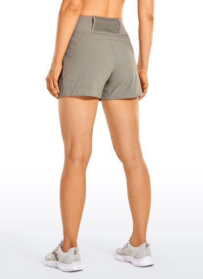 Ripstop Zip Pocket Mid Rise Short 4''
