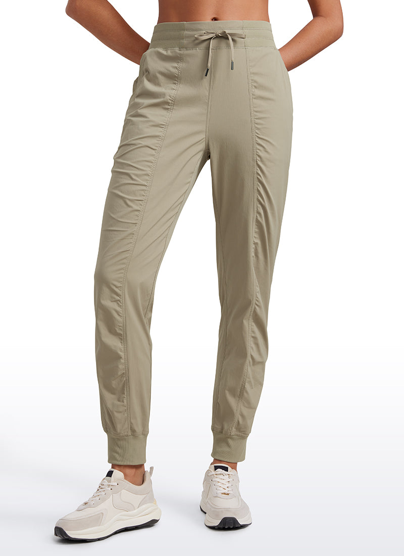 Striped Ruched Pocket Jogger 28''
