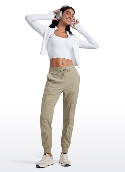 Striped Ruched Pocket Jogger 28''