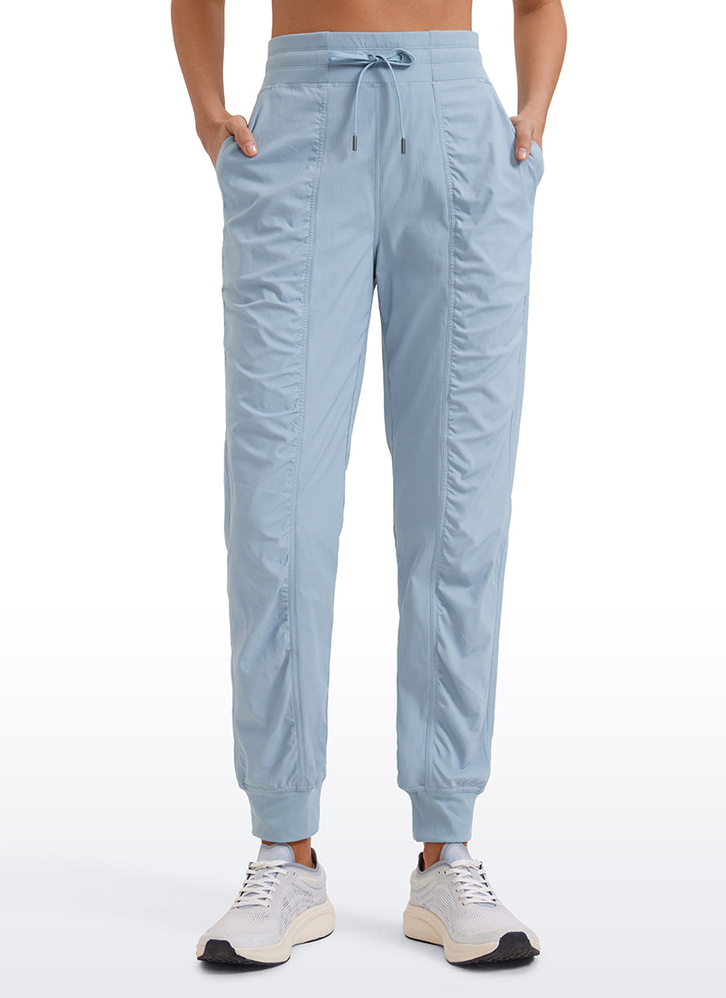 Striped Ruched Pocket Jogger 28''