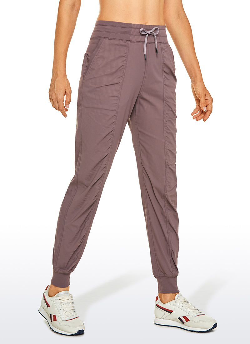 Striped Ruched Pocket Jogger 28''
