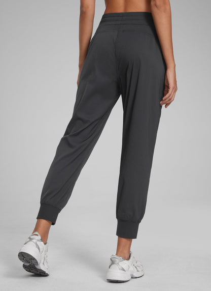 Striped Ruched Pocket Jogger 26''