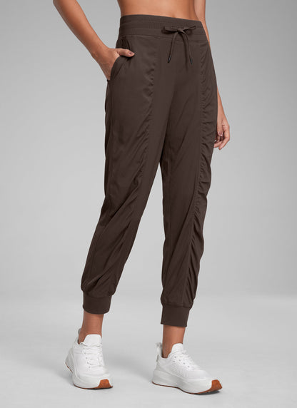 Striped Ruched Pocket Jogger 26''