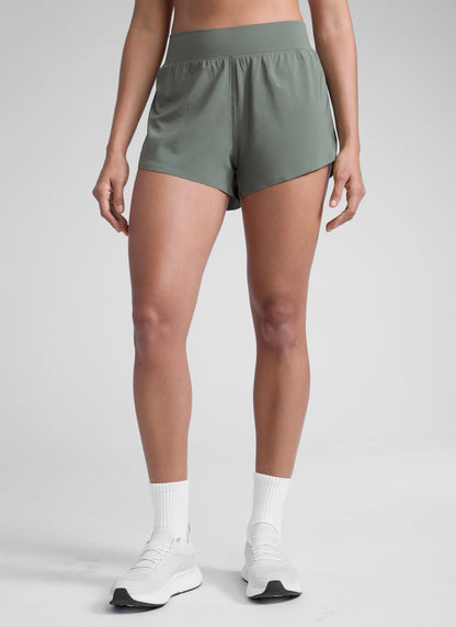 Feathery-Fit Soft Dolphin Lined Short 3''