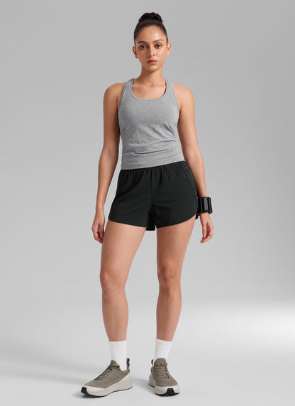 Feathery-Fit Soft High Rise Lined Short 3''