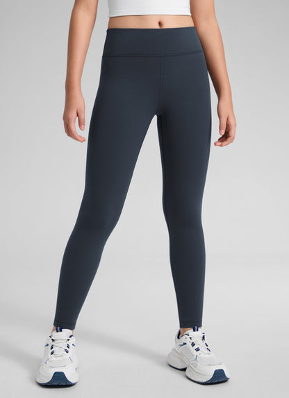 Girls Matte Thermal Fleece Lined Legging