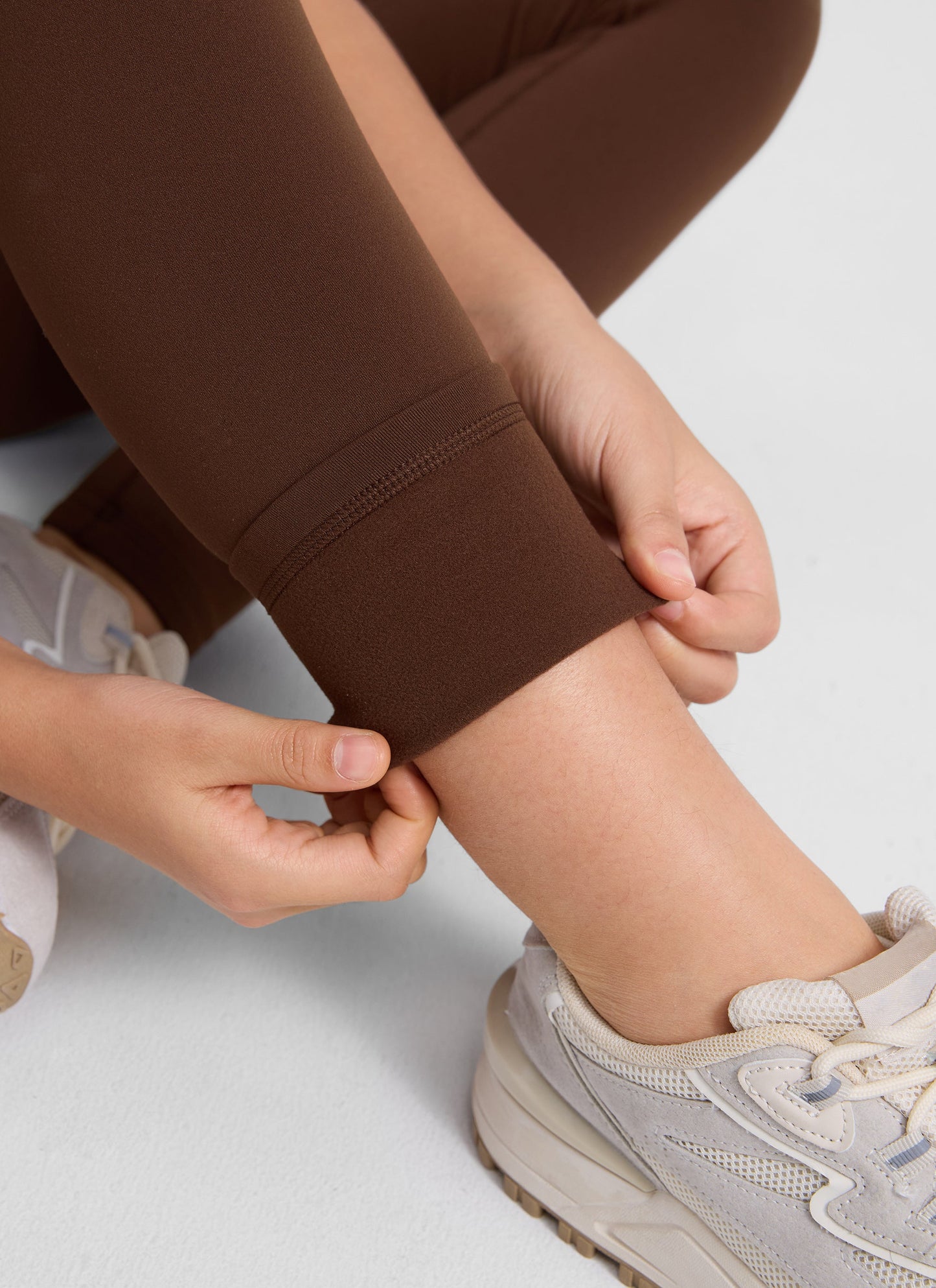 Girls Matte Thermal Fleece Lined Legging