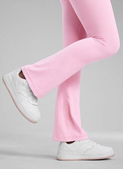 Butterluxe Girls Crossover Flare Leggings