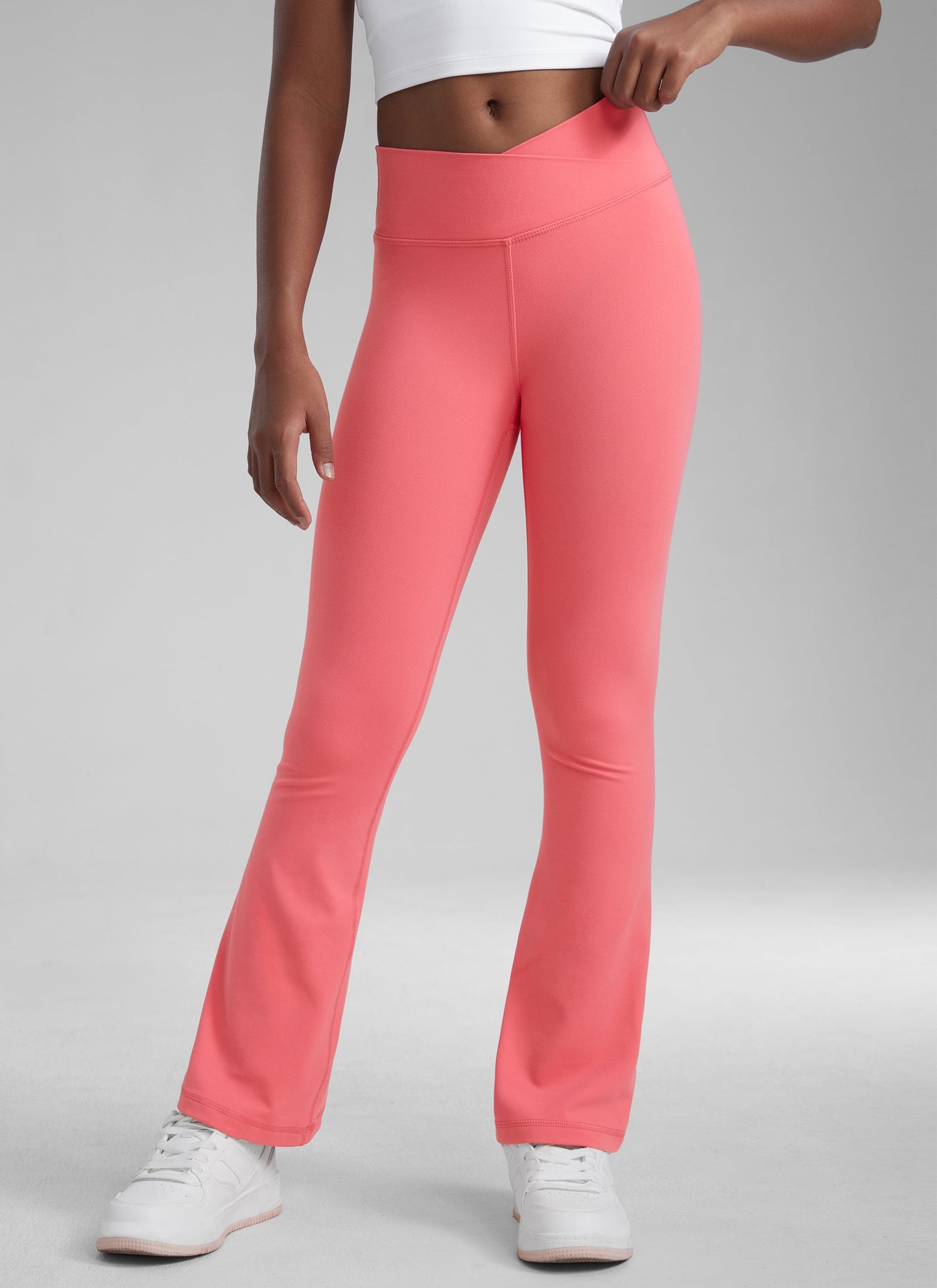 Butterluxe Girls Crossover Flare Leggings