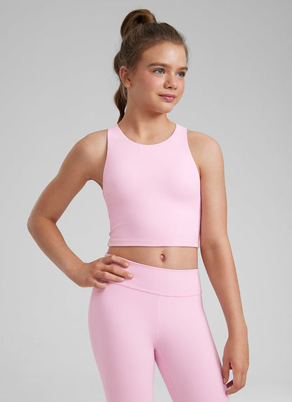 Butterluxe Girls Double Lined Racerback Tank Tops