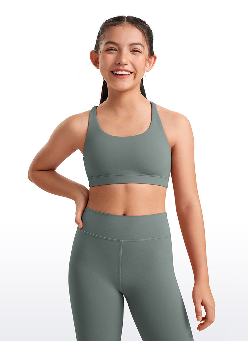 Butterluxe Girls Sport Bra Strappy Back