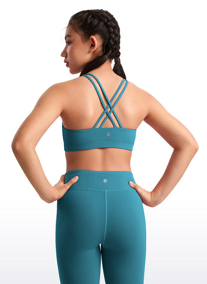 Butterluxe Girls Sport Bra Strappy Back