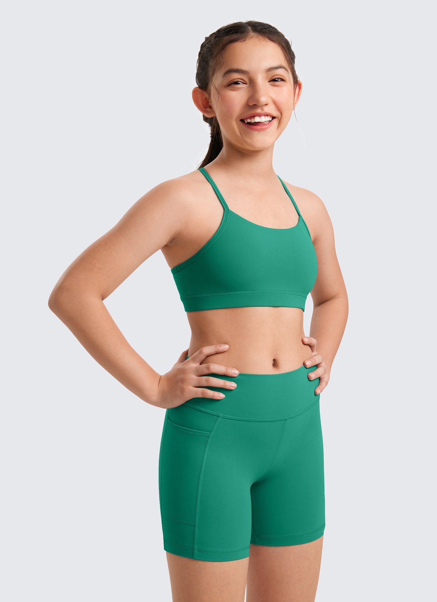 Butterluxe Girls Sports Bras Y Back