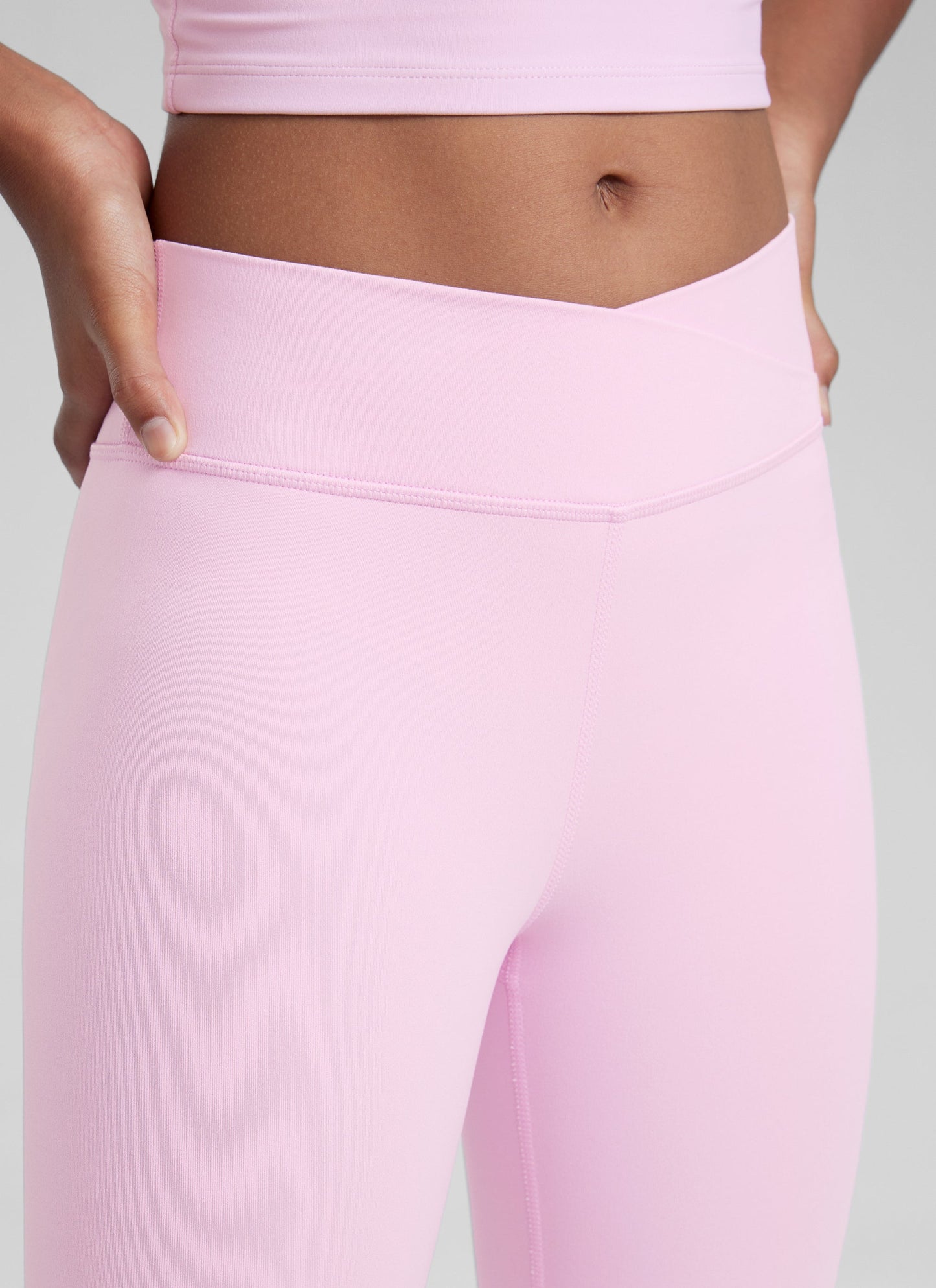 Butterluxe Girls Active Leggings - V Cross Waist