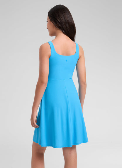 Girls Cloudweight Double Lined Pocket Midi Dress