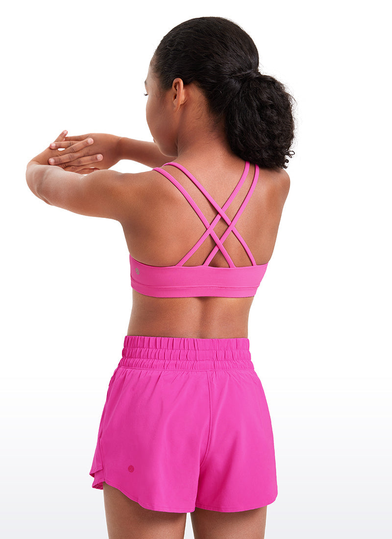 Butterluxe Girls Softness Mold Bras Criss Cross