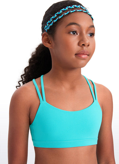 Butterluxe Girls Softness Mold Bras Criss Cross