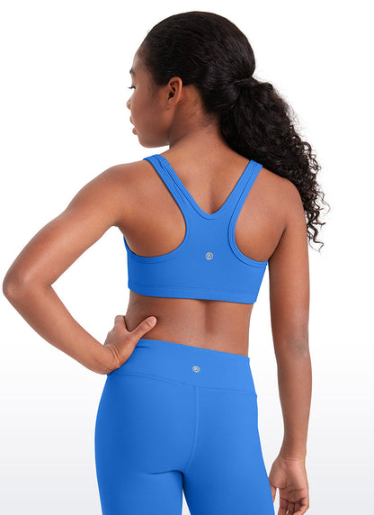 Butterluxe Girls Scoop Neck Racerback Sports Bra