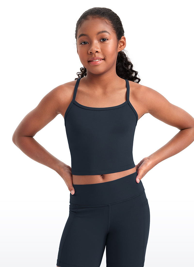 Butterluxe Girls Double Lined Y Back Tank Tops