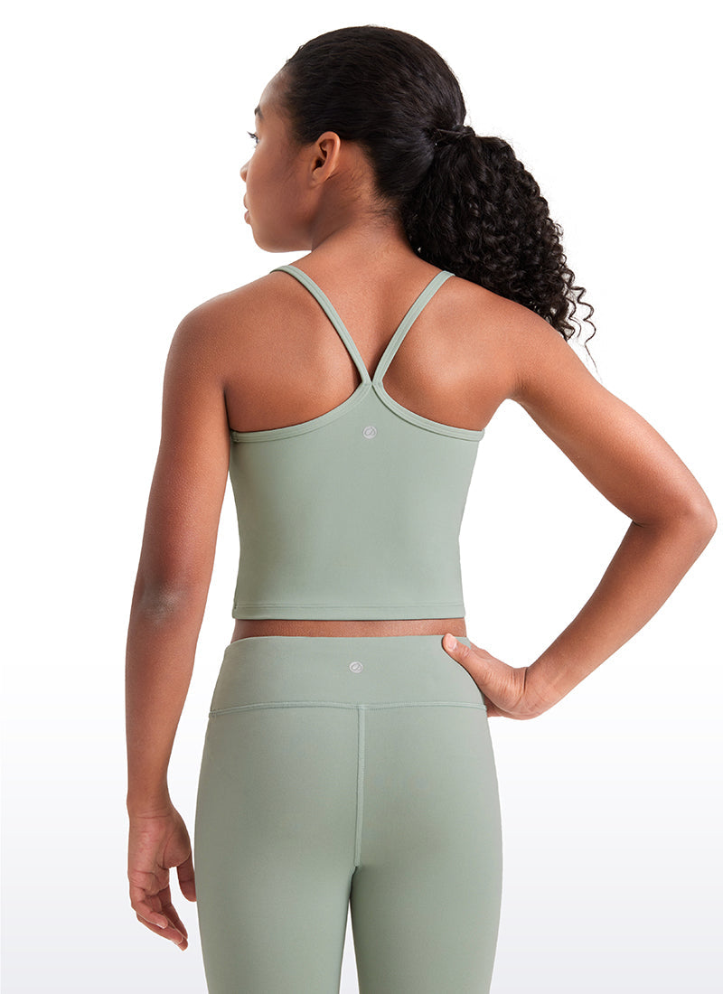 Butterluxe Girls Double Lined Y Back Tank Tops