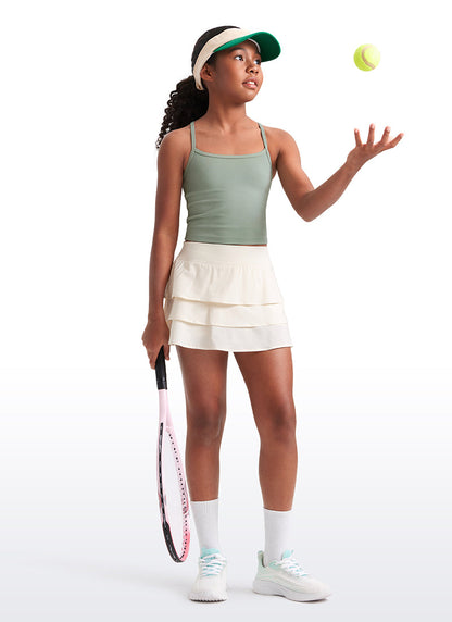 Butterluxe Girls Double Lined Y Back Tank Tops