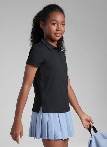 Girls Cloud Jersey Polo Shirts