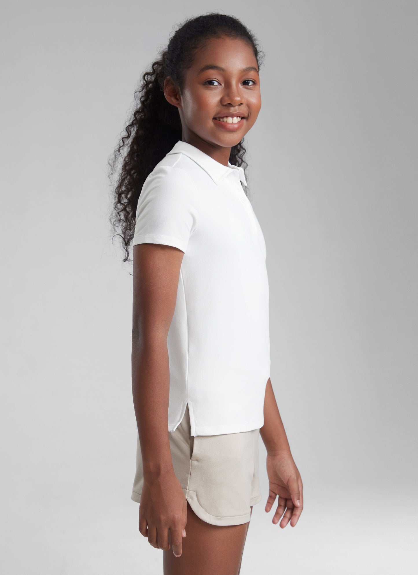 Girls Cloud Jersey Polo Shirts