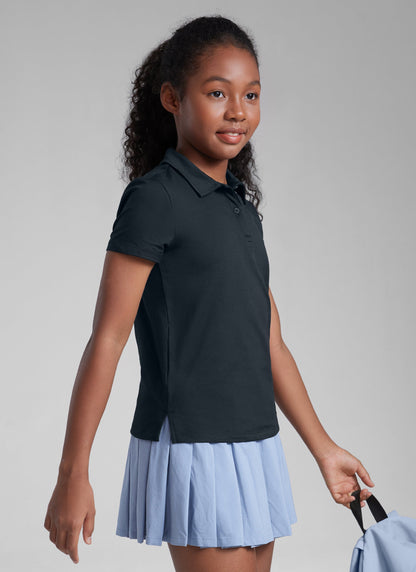 Girls Cloud Jersey Polo Shirts