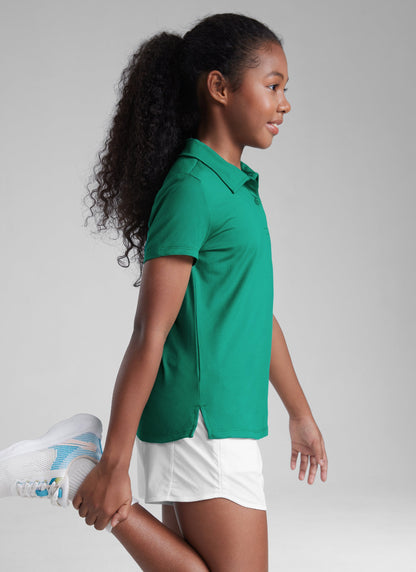 Girls Cloud Jersey Polo Shirts