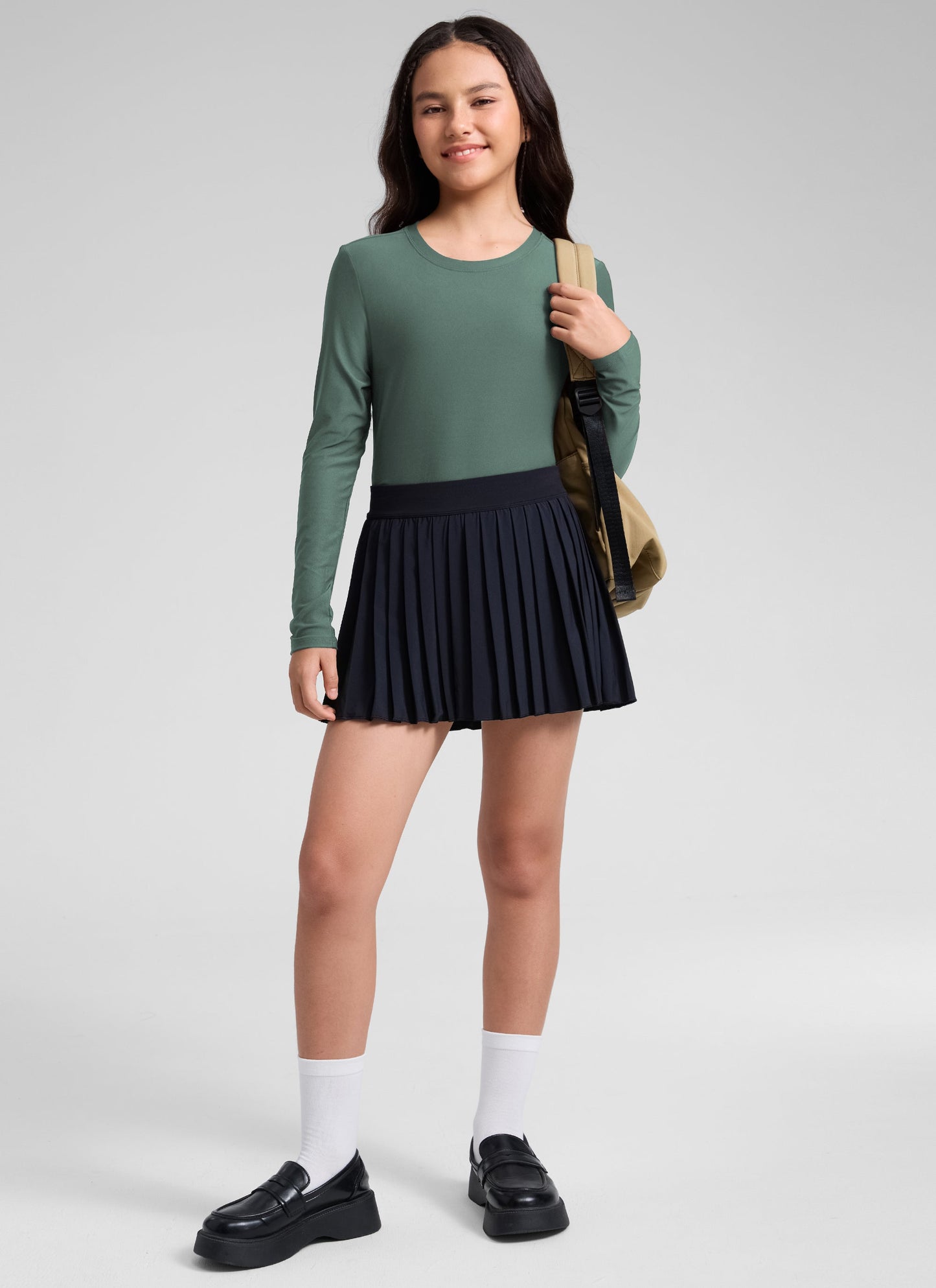 Girls Cloudweight Side Slit Long Sleeve