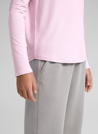 Girls Cloudweight Side Slit Long Sleeve