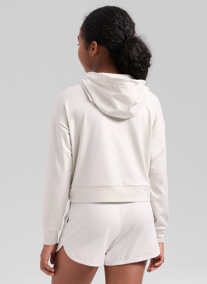 Girls Cloud Jersey Pullover Hoodie