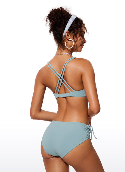 Sunshine Criss Cross Back Bikini Top