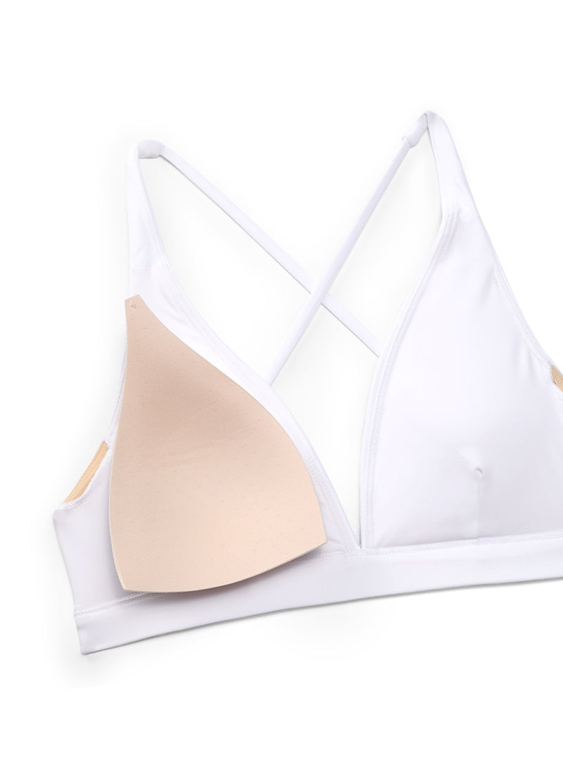 Sunshine Criss Cross Back V Neck Bikini Top