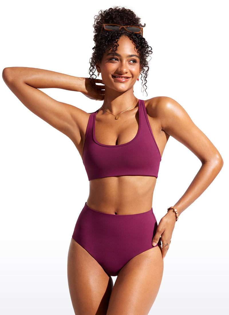 Sunshine U Neck Racerback Bikini Top