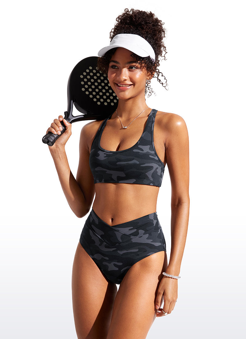 Sunshine U Neck Racerback Bikini Top