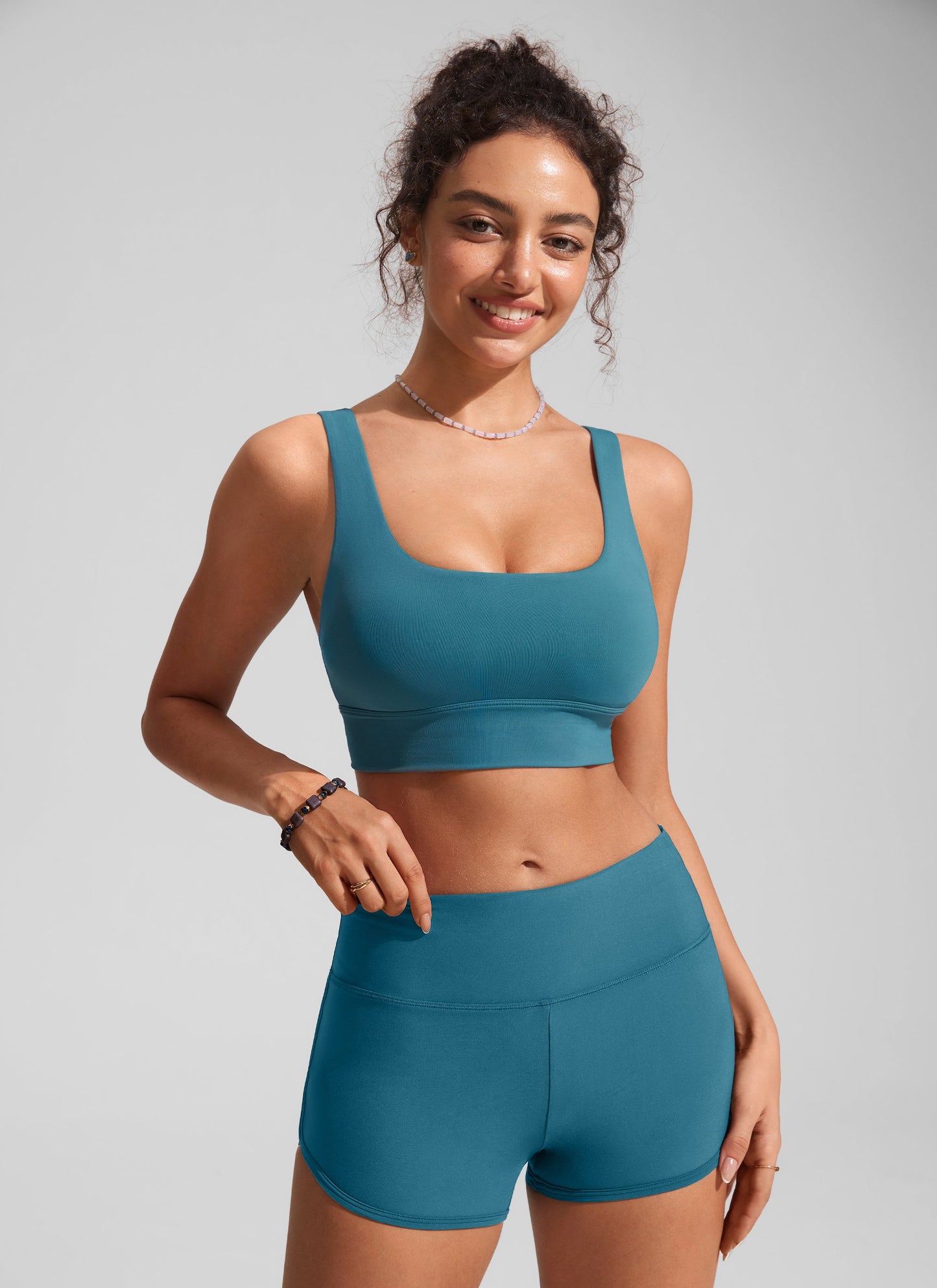 Supportive Modest Wide Straps Bikini Top