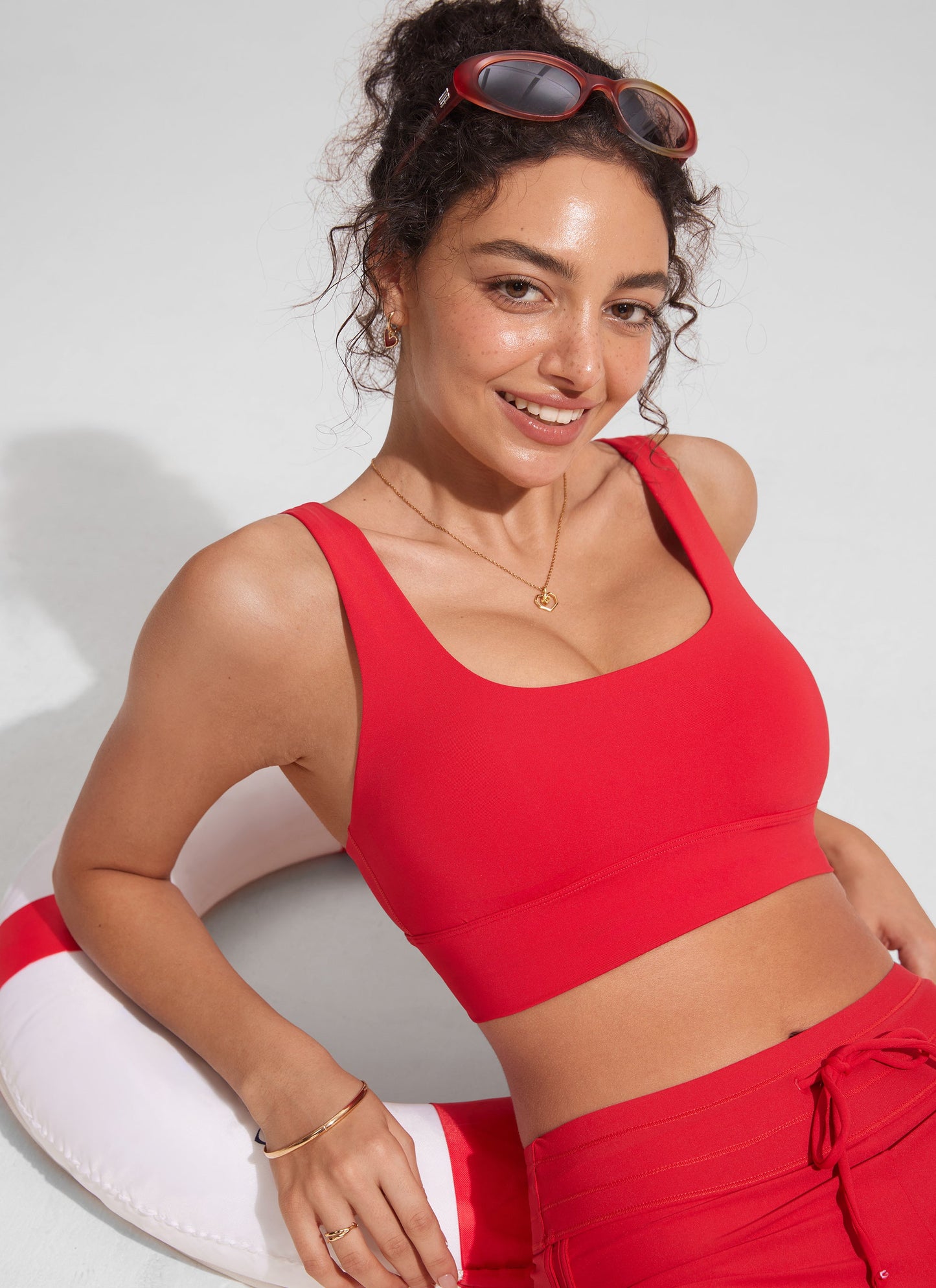 Supportive Modest Wide Straps Bikini Top