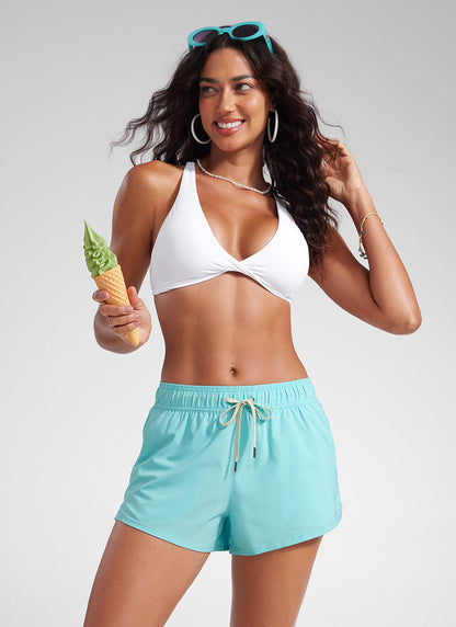 Mid Rise Side Splits Liner Pocket Short 3"