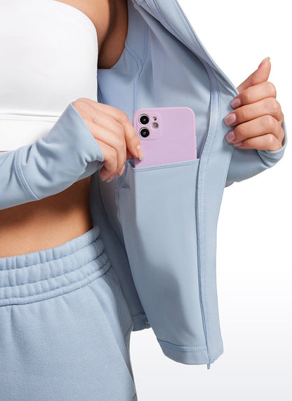 Butterluxe Zip Pocket ThumbHole Hoodie