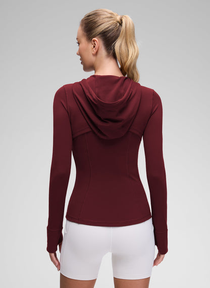 Butterluxe Zip Pocket ThumbHole Hoodie