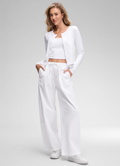 Cloud Jersey Lightweight Button Down Cardigan