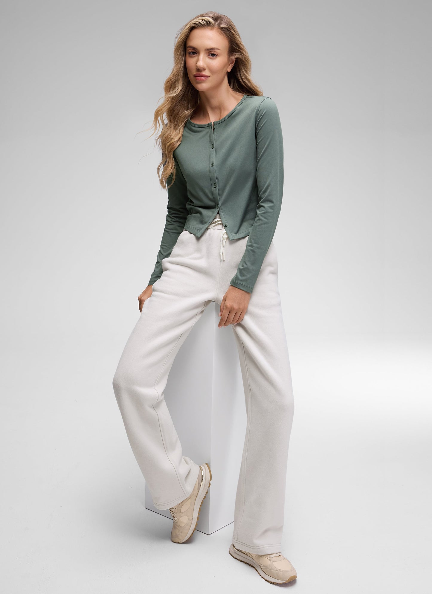 Cloud Jersey Lightweight Button Down Cardigan