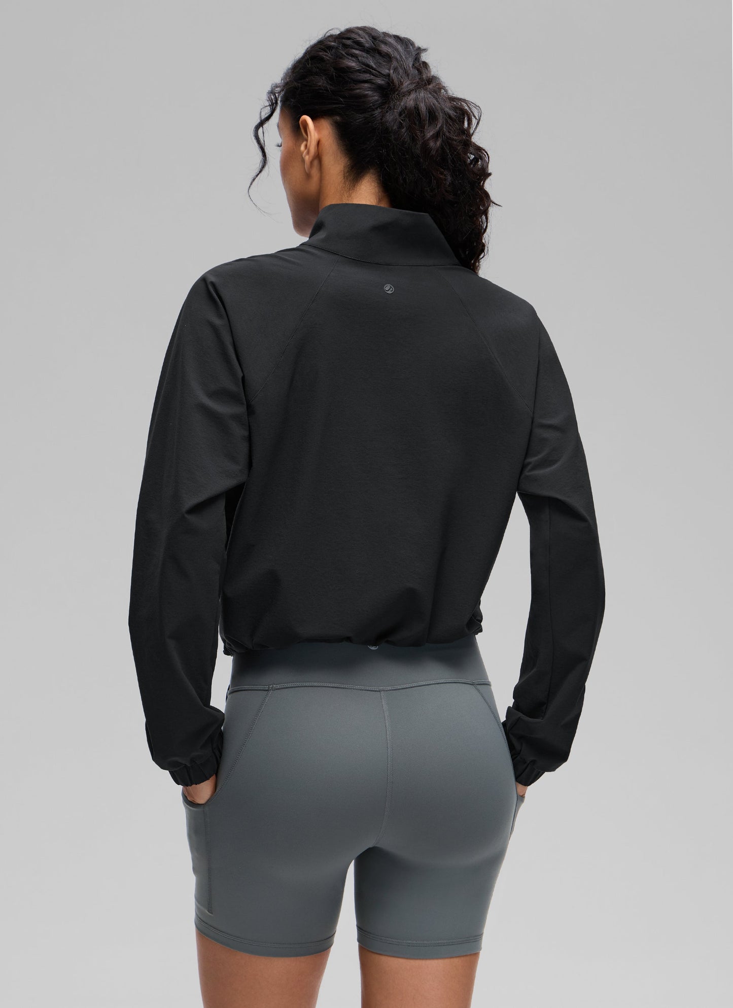 Half Zip Lightweight Pocket Long Sleeve