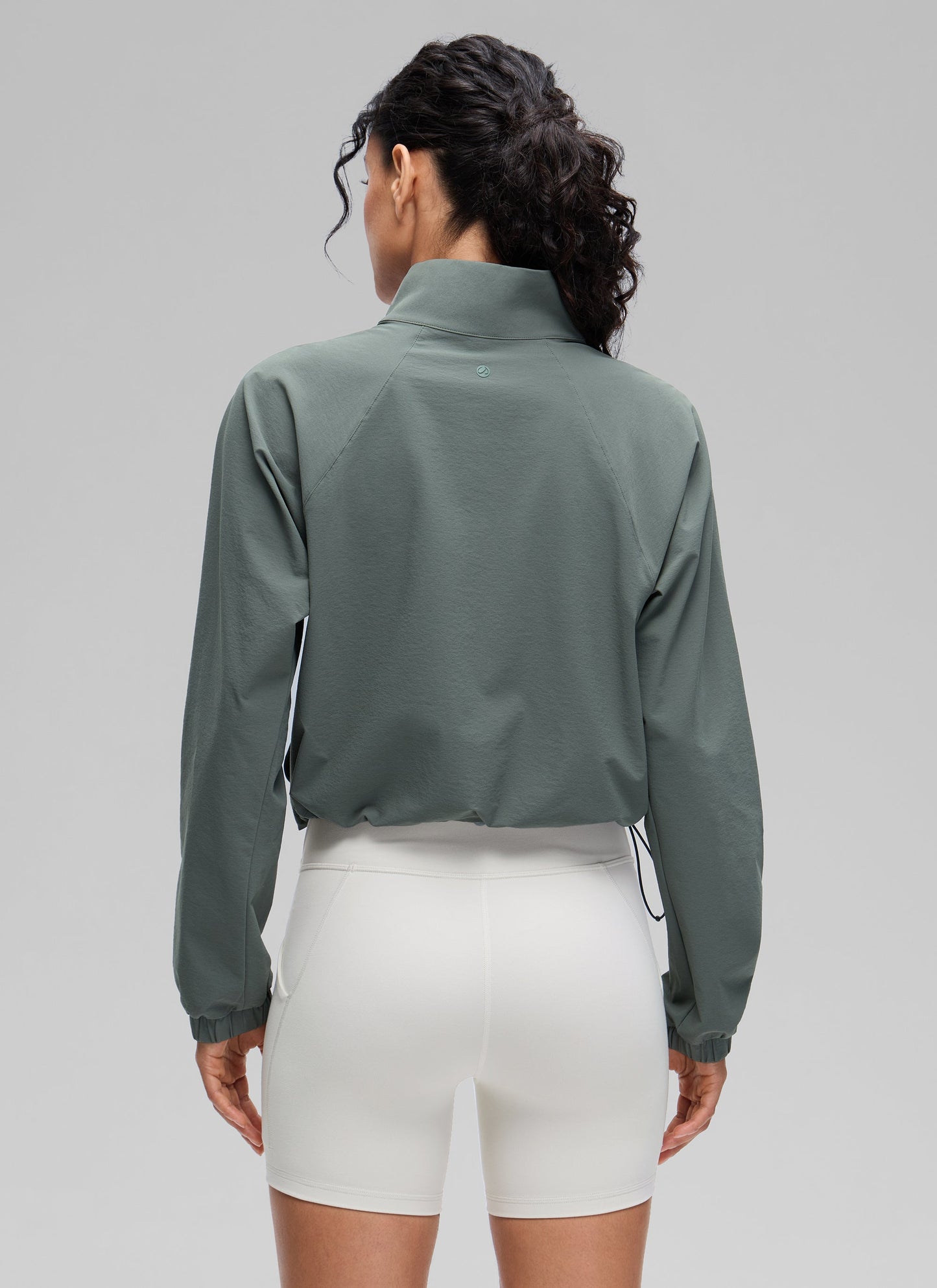Half Zip Lightweight Pocket Long Sleeve