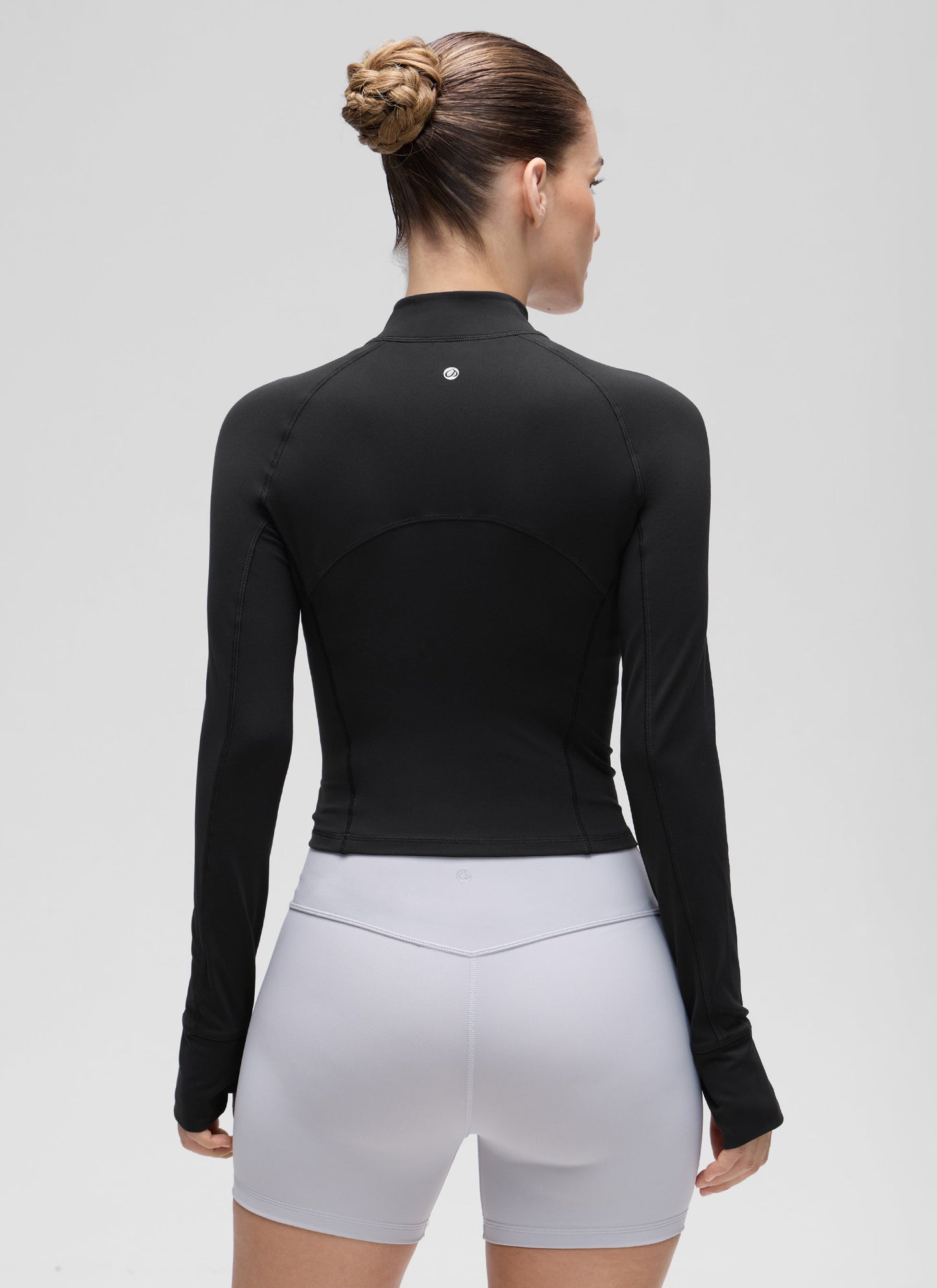 Butterluxe Half Zip Cropped Long Sleeve