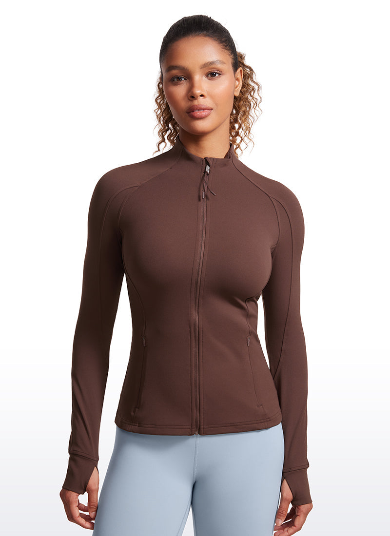 Butterluxe ThumbHole Full Zip Long Sleeve