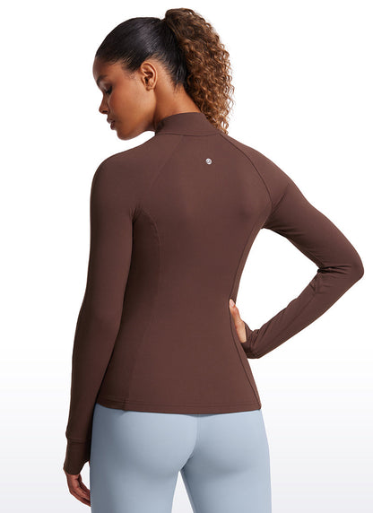 Butterluxe ThumbHole Full Zip Long Sleeve
