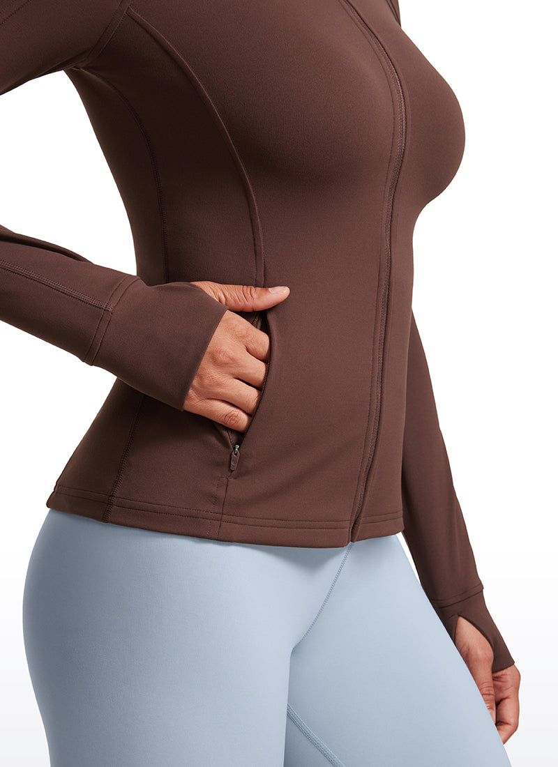 Butterluxe ThumbHole Full Zip Long Sleeve